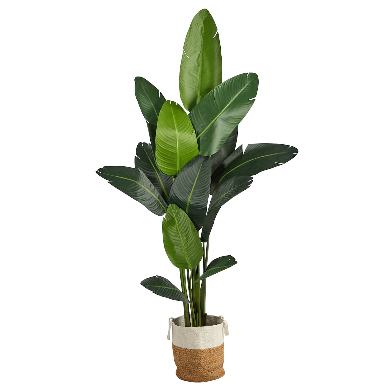 7ft. Artificial Travelers Palm Tree with Basket